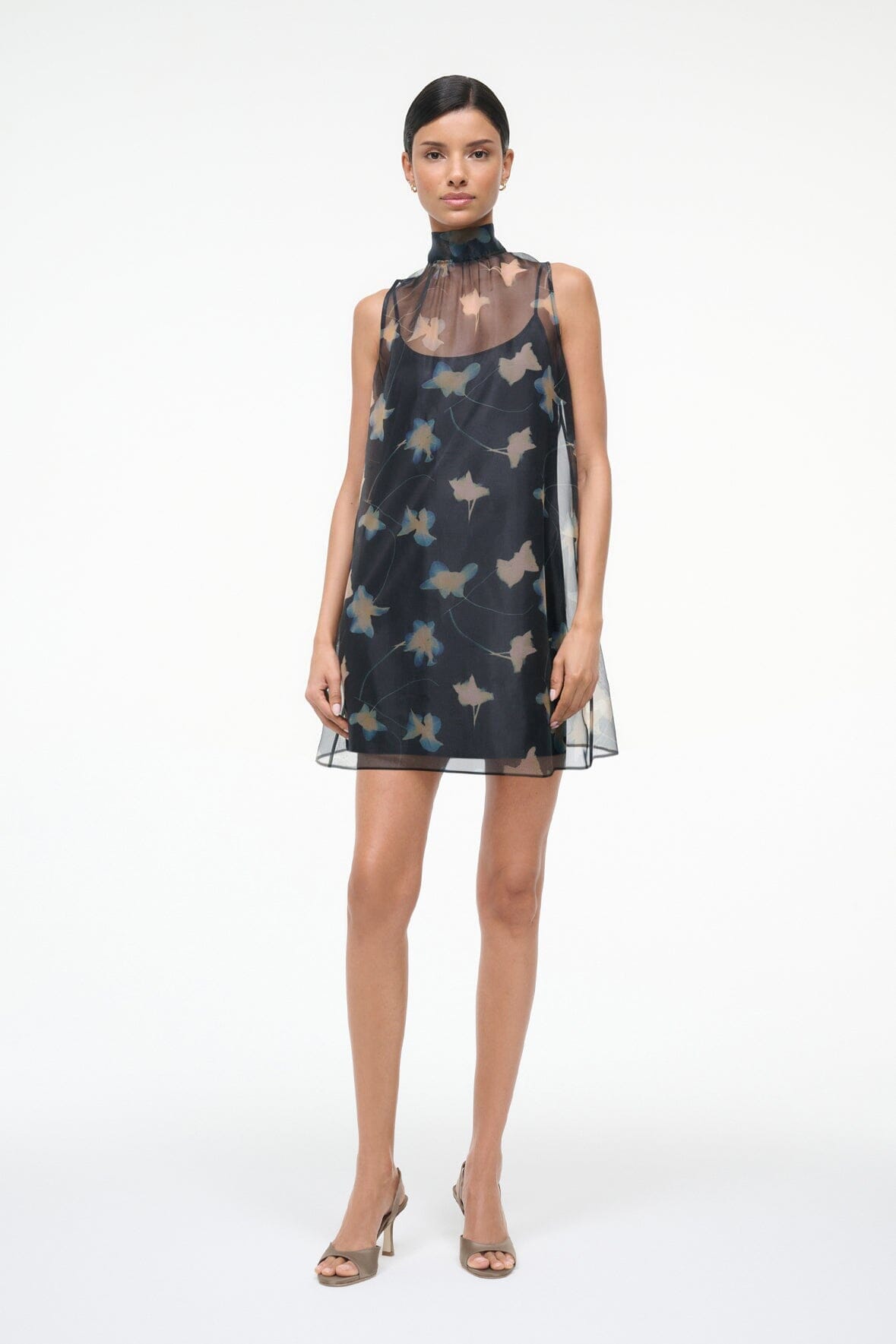 ALBEE MINI DRESS BOTANICAL SHADOWS