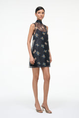 ALBEE MINI DRESS BOTANICAL SHADOWS
