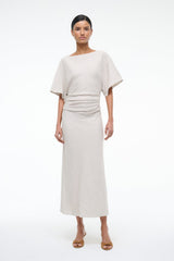 AMELIE LINEN DRESS NATURAL