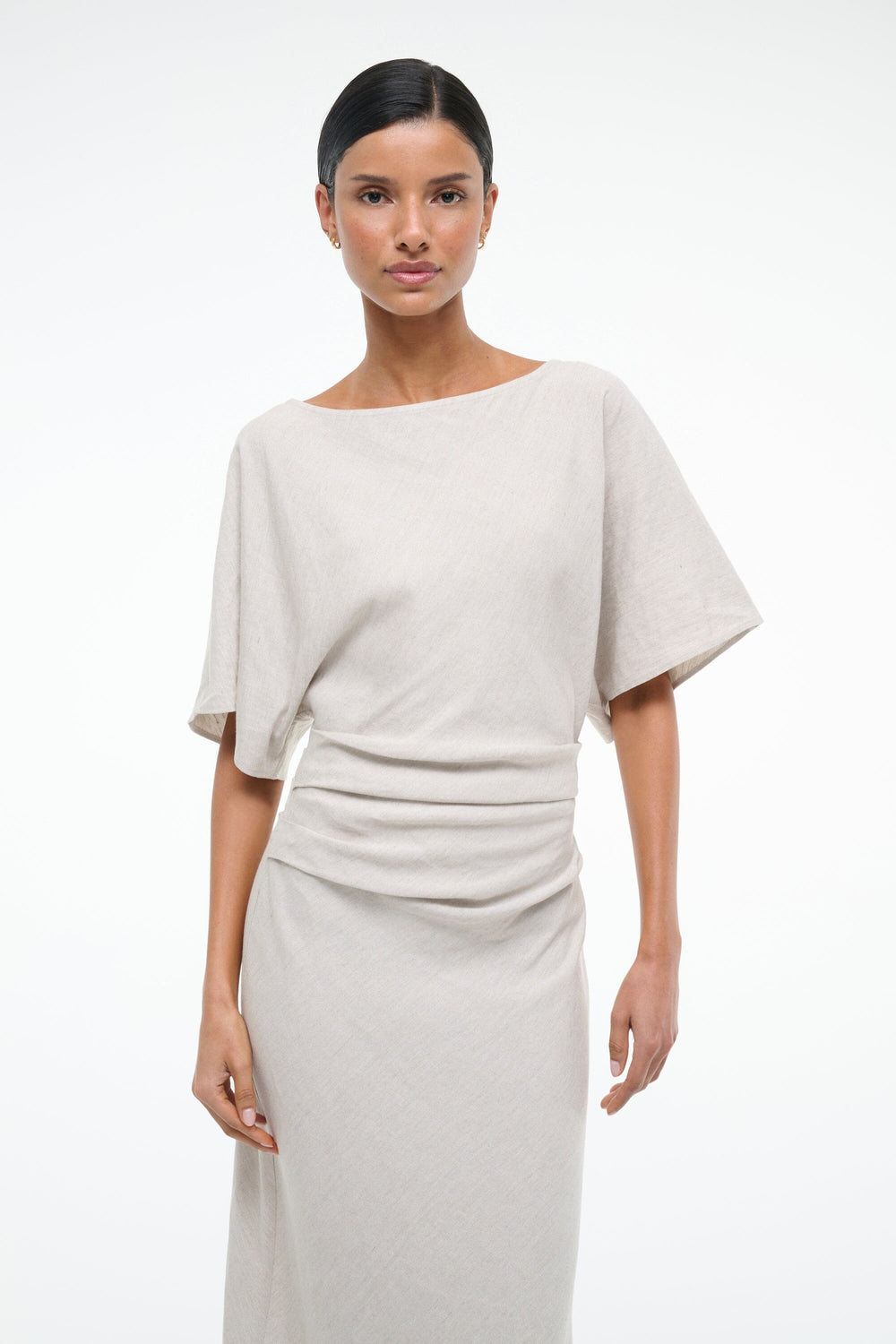 AMELIE LINEN DRESS NATURAL