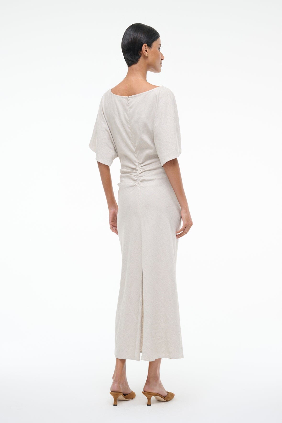 AMELIE LINEN DRESS NATURAL