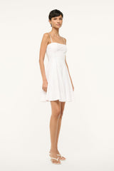 WYLIE MINI DRESS WHITE